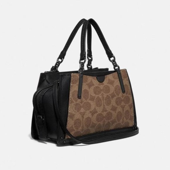 Rare NWT Coach Rexy Dreamer 21 Signature Canvas Jianguo Artists Leather Motif - Picture 8 of 11